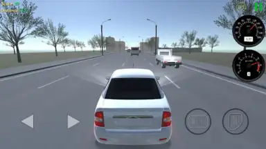 Screenshot von Русские тачки: шашки по городу 8