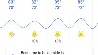 Screenshot von The Weather Channel 2