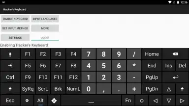 Screenshot von Hacker's Keyboard 2
