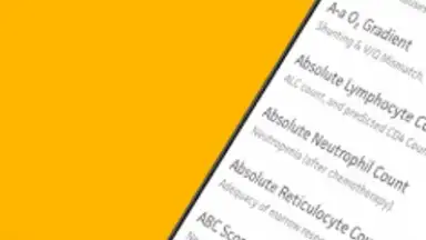 Screenshot von MDCalc Medical Calculator 8