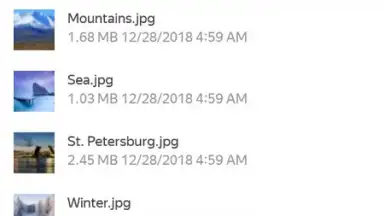 Screenshot von Yandex Disk 10