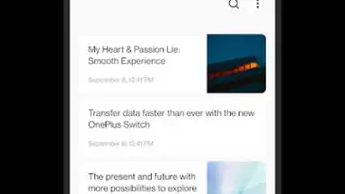 Screenshot von OnePlus Notes 3