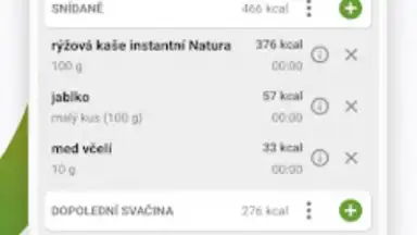 Screenshot von Kalorické Tabulky 6