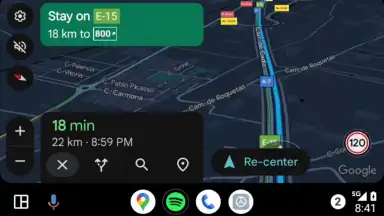 Screenshot von Android Auto 2
