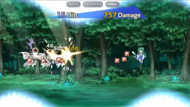 Screenshot von Touhou LostWord 9