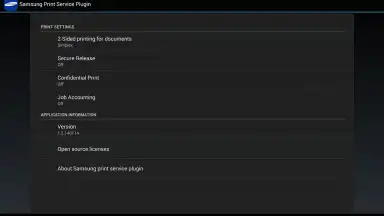 Screenshot von Samsung Print Service Plugin 3