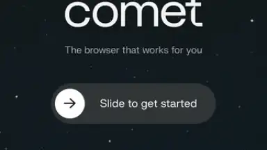 Screenshot von Comet Browser 12