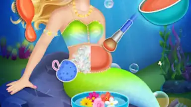Screenshot von Newborn mermaid baby care game 3