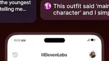 Screenshot von ElevenLabs 5
