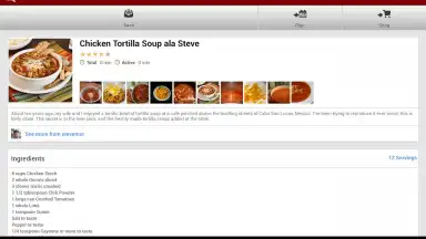 Screenshot von BigOven Recipes 13
