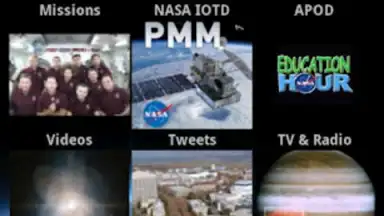 Screenshot von NASA App 1