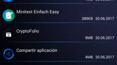 Screenshot von Bluetooth App Sender 1