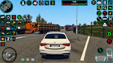 Screenshot von Real School Car Games 3D Sim 4
