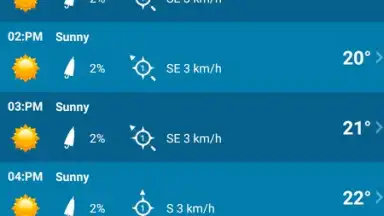 Screenshot von Weather XL PRO 9