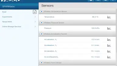 Screenshot von SPARKvue 5