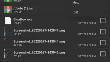 Screenshot von RAR 6