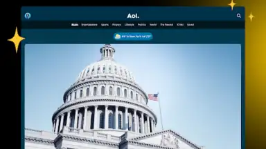 Screenshot von AOL 9