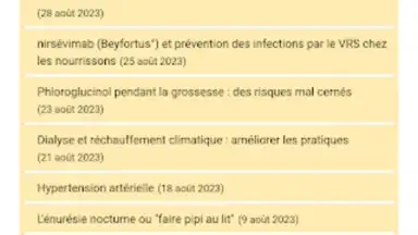 Screenshot von Application Prescrire 6