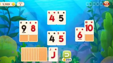 Screenshot von Undersea Solitaire Tripeaks 7