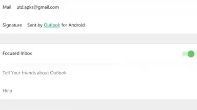 Screenshot von Microsoft Outlook 3