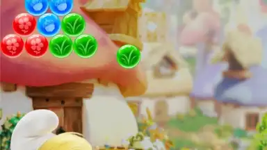 Screenshot von Smurfs Bubble Story 4