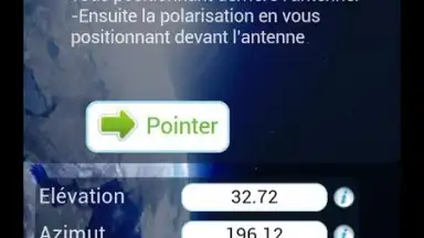 Screenshot von Eutelsat satellite finder 2