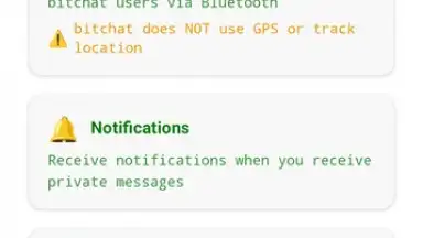 Screenshot von bitchat 7