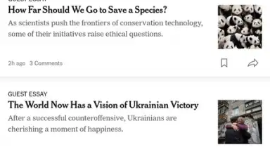 Screenshot von The New York Times 6