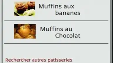 Screenshot von Recettes patisseries 3