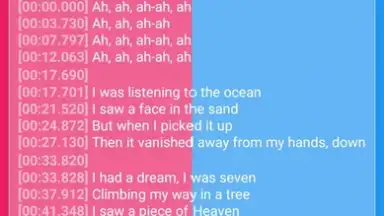 Screenshot von Lyrics Studio 6