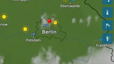 Screenshot von RegenRadar 5