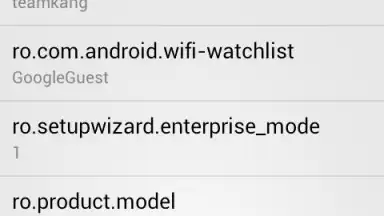 Screenshot von build.prop Editor 2