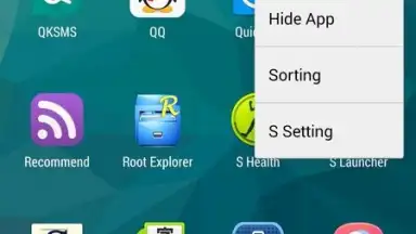 Screenshot von S Launcher 4