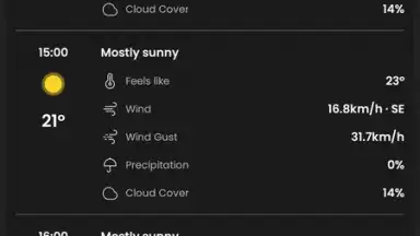 Screenshot von Clima – Weather Forecast 6