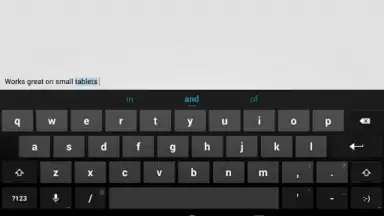 Screenshot von Android Keyboard (AOSP) 1