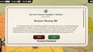 Screenshot von Suzerain 3