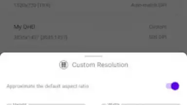 Screenshot von Pixels: Resolution+DPI Changer 1