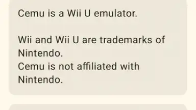 Screenshot von Cemu 4