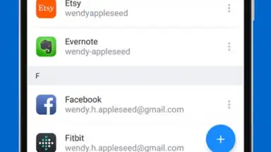 Screenshot von 1Password 8