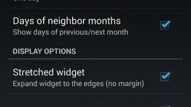 Screenshot von Month Calendar Widget 4