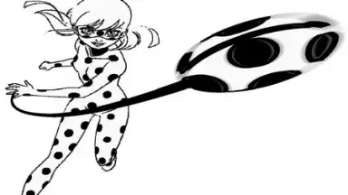 Screenshot von Coloring Ladybug & Blackcat 2