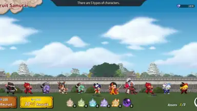 Screenshot von Tiny Samurai Showdown 11