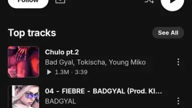 Screenshot von SoundCloud 19