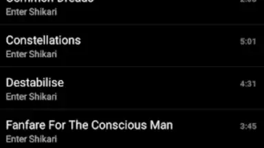 Screenshot von AOSP Music+ 4
