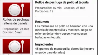Screenshot von Receta De Pollo 1