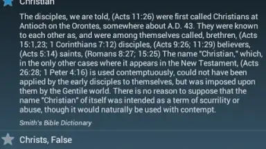 Screenshot von The Bible Dictionary 9
