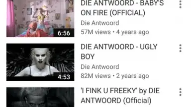 Screenshot von YouTube Go 3