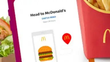 Screenshot von McDonald’s UK 2