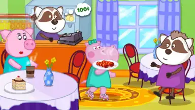 Screenshot von Kids Cafe with Hippo 3