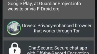 Screenshot von Orbot: Tor on Android 3